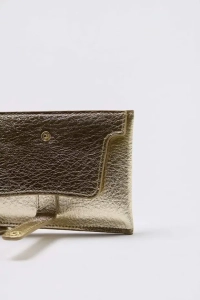 Altın Kadın Mini Boy Kadın Telefon ve Gözlük Çantası TAKSS26OC00092